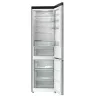 Šaldytuvas su šaldikliu Gorenje NRB620E61X4WFE, laisvai pastatomas, nerūdijantis plienas, bendras tūris 413 L, šaldiklis apačioje 130 L, NoFrost, LED ekranas