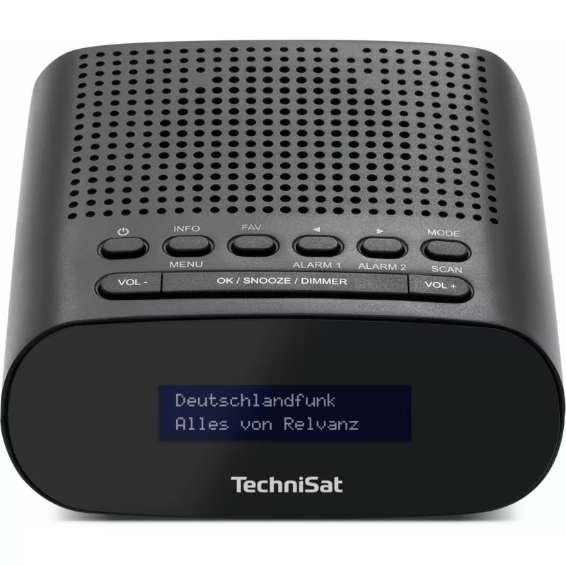 TechniSat TECHNIRADIO 50 Analoginis Skaitmeninis Laikrodinis Radijas DAB FM