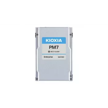 SSD 2,5 colio SAS Kioxia PM7-R 15,4 TB — BiCS FLASH TLC, 4200/4100 MB/s, 2,5 colio U.2 (15 mm)