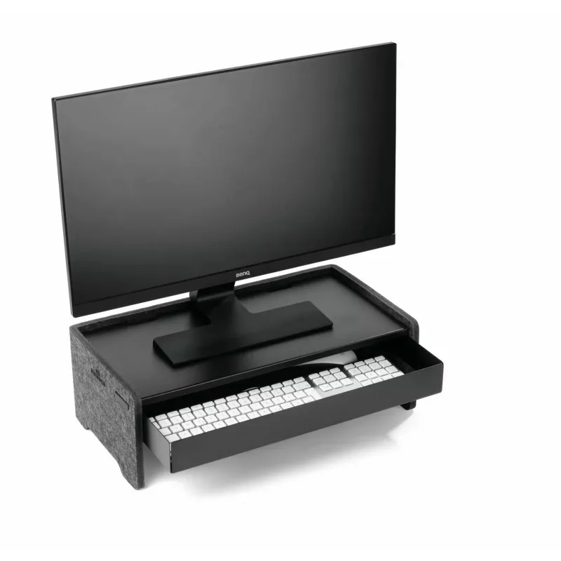 Priedas monitoriaus laikikliui Durable 508201 juodas metalinis stalčius 468 mm plotis 221 mm gylis 53 mm aukštis