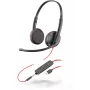 Ausinės POLY Blackwire C3225, laidinės, USB-C, supra-aural