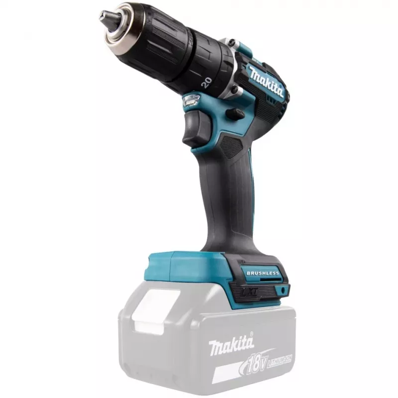 Gręžtuvas Makita DHP487Z 1700 RPM, 1.4 kg, juodas/mėlynas