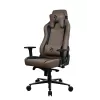 Žaidimų kėdė Arozzi Vernazza SoftPU Brown – ergonomiškas dizainas, SoftPU apmušalai
