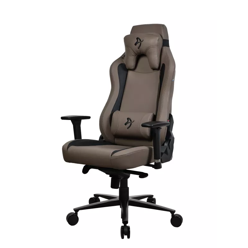 Žaidimų kėdė Arozzi Vernazza SoftPU Brown – ergonomiškas dizainas, SoftPU apmušalai