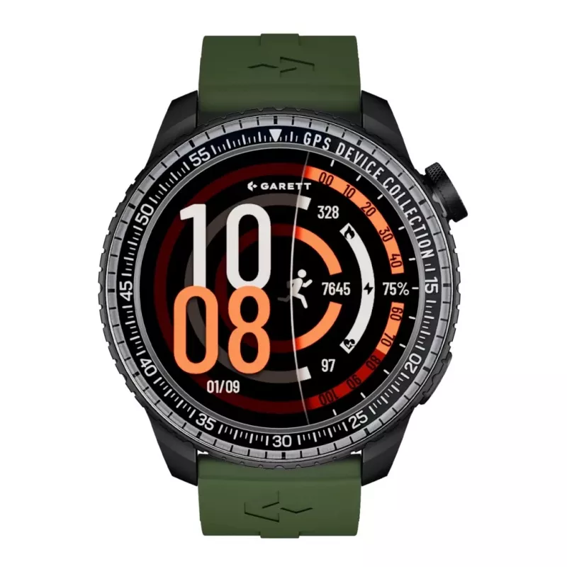 Išmanusis laikrodis Garett Compass GPS juodas