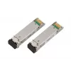 SFP WDM modulių pora Extralink 1.25G 1310/1550nm vienmodis 3km LC DOM