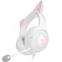 Ausinės „Razer Kraken Kitty V2“ laidinės USB Type-A baltos – uždedamos, lankeliu, 20–20000 Hz, 2 m kabelis