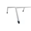 Kempingo kėdė Outwell Clarenville — 4 kojos, max apkrova 150 kg, mėlyna, 5,5 kg, 640×750 mm