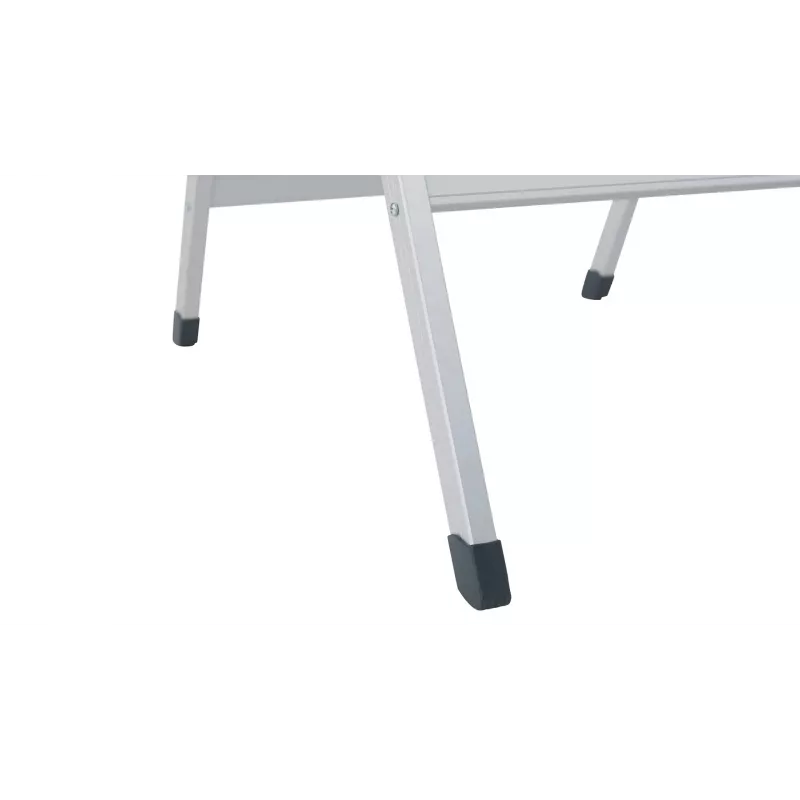 Kempingo kėdė Outwell Clarenville — 4 kojos, max apkrova 150 kg, mėlyna, 5,5 kg, 640×750 mm