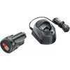 Bosch 1 600 A01 L3D belaidžio įrankio akumuliatoriaus ir įkroviklio rinkinys