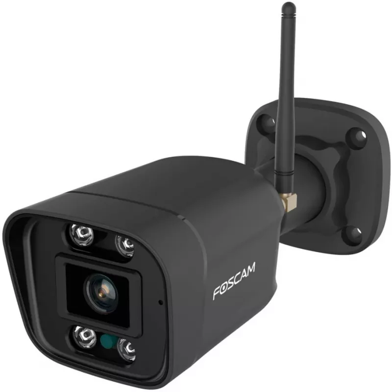Foscam V8P lauko belaidė WiFi kulkinė IP kamera — juoda, 1080P, naktinis matymas
