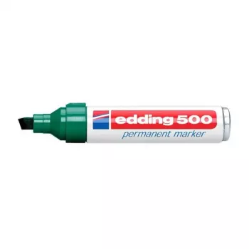 Permanentinis markeris Edding 500 Chisel tip Žalia