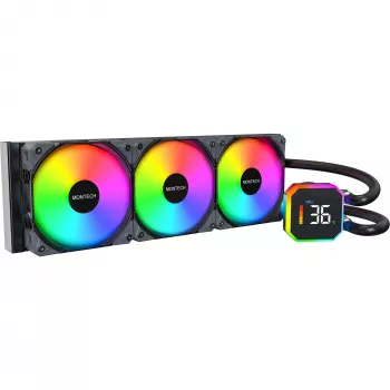 CPU aušintuvas MONECH HyperFlow Digital 360 juodas