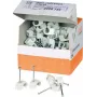 OBO Bettermann ISO-Nail Clips komplektas, skersmuo: 7–11 mm, pilka, 100 vnt. (2228734)