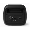 Nešiojamas stereo garsiakalbis SQUEAK SQ1009 – Bluetooth 5.3, 45W RMS, 10h baterija, FM, USB, AUX, LED, 1800 mAh, Juodas