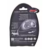 Flexi New Classic Cat XS 3 m – atsitraukiamas pavadėlis su virvele mažiems augintiniams, juodas, maks. apkrova 8 kg