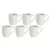 6 puodelių rinkinys LA PORCELLANA BIANCA U10077009U00-Z 110 ml porcelianiniai