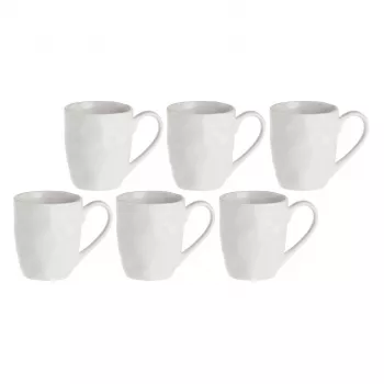 6 puodelių rinkinys LA PORCELLANA BIANCA U10077009U00-Z 110 ml porcelianiniai
