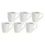 6 puodelių rinkinys LA PORCELLANA BIANCA U10077009U00-Z 110 ml porcelianiniai