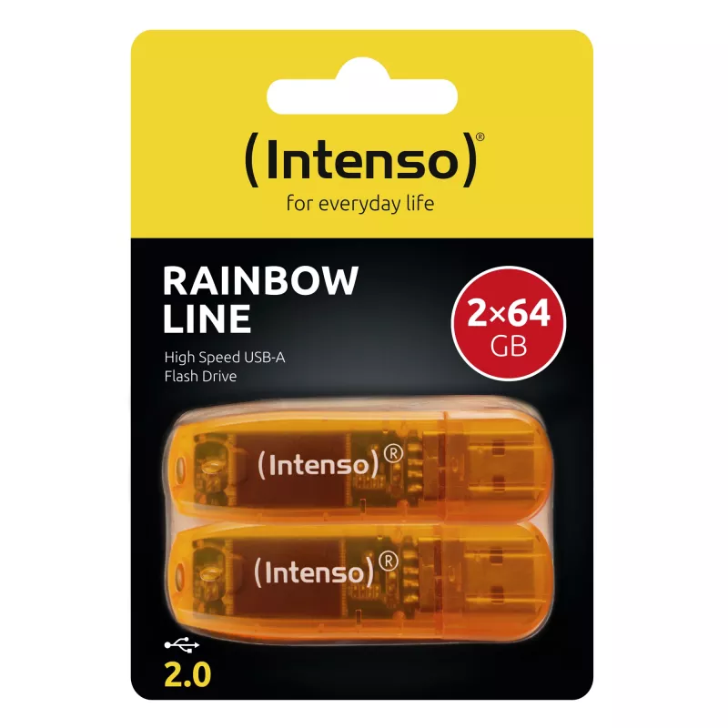 Intenso Memory Drive Flash USB2 2x64GB RAINBOW 3502492
