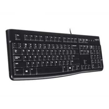LOGITECH K120 laidinė klaviatūra, USB, QWERTZ, juoda
