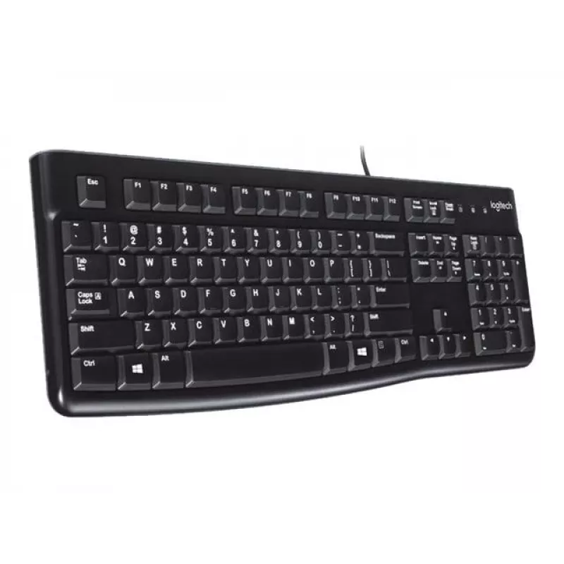 LOGITECH K120 laidinė klaviatūra, USB, QWERTZ, juoda