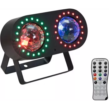 EUROLITE LED efektinis šviestuvas DMF-3 Hybrid Flower Effect 3-in-1 — LED sceninis/vakarėlių efektas