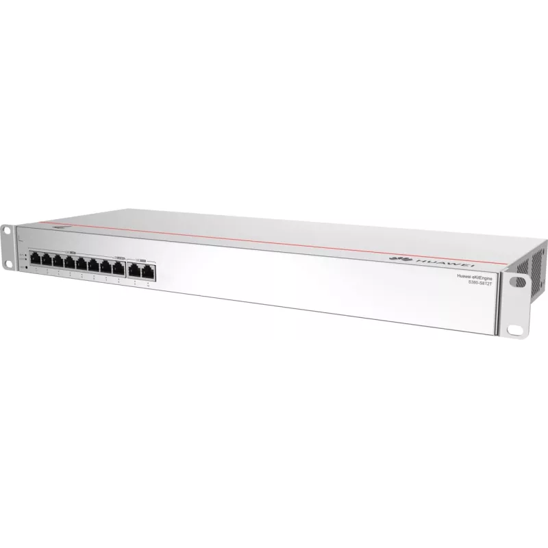 Huawei eKitEngine S380-S8T2T – valdomas komutatorius – 8 prievadai 10/100/1000 – montuojamas į stelažą (98012179)