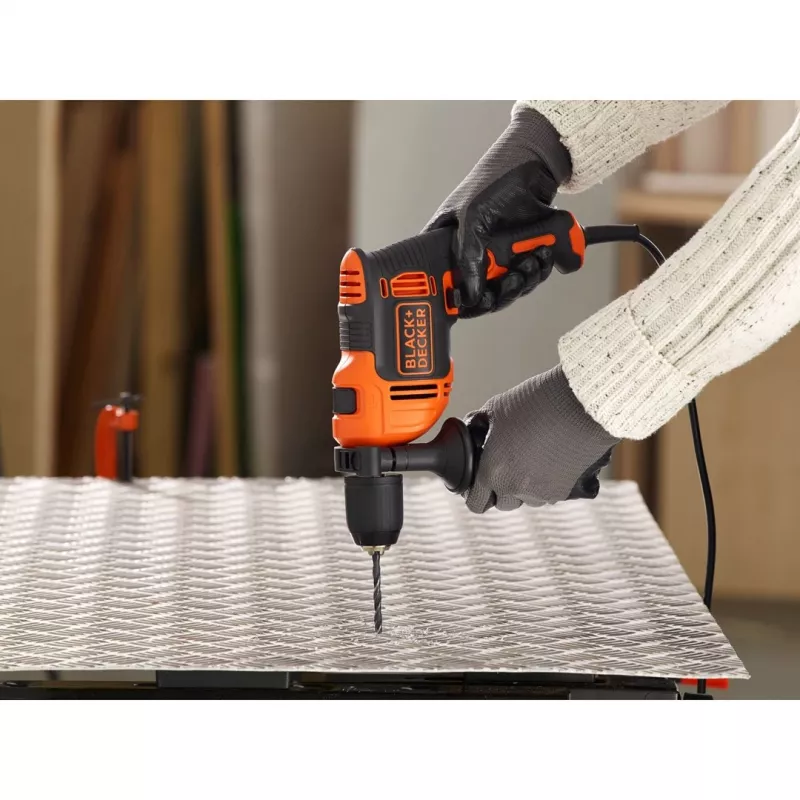 Plytinis grąžtas Black & Decker BEH710-QS 2800 RPM Juodas, Oranžinis