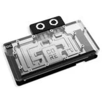 Vandens aušinimo blokas GPU Alphacool Core RX 9070 XT Swift+ Transparent Chrome