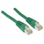 Wentronic Goobay CAT 5e Patch Laidas, SF/UTP, Žalias, 0,5 m - CCA vario mišinys (68042)