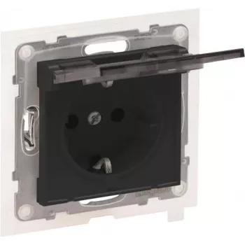 Legrand SEANO Kištukinis lizdas Schuko SL 765424 su sustiprinta apsauga nuo prisilietimo ir atverčiamu dangteliu 10 (765424)