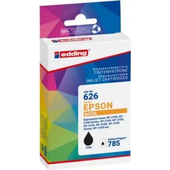 edding kasetė EDD-626 juoda, suderinama su EPSON 603XL Bk