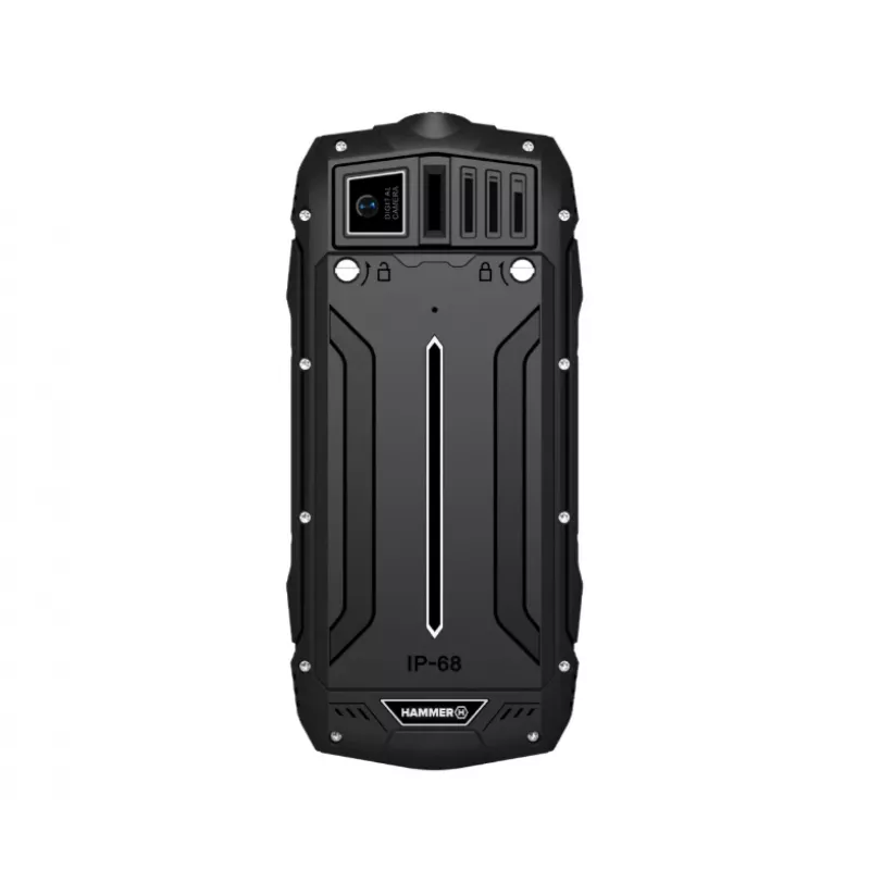 Mobilusis telefonas MyPhone Hammer Rock Dual Juodas, 5,5 colio