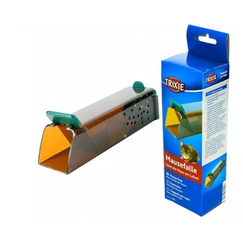 Humaniškas gyvų pelių gaudyklė Trixie TX-4192, technopolimerinis korpusas, 60×45×170 mm, daugkartinė
