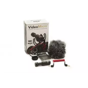 RØDE VideoMicro Juodas skaitmeninis fotoaparato mikrofonas