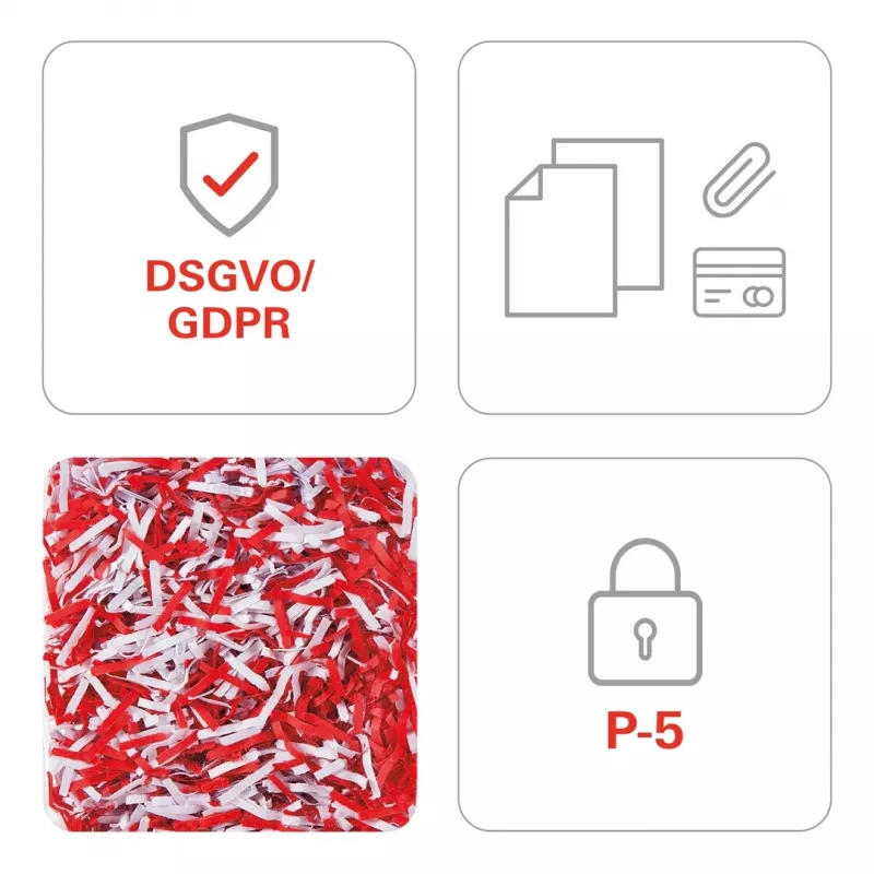 Smulkintuvas HSM Pure 530 dalelių pjūvis 1,9x15 mm, modelis 2352111