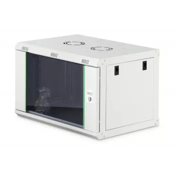 Sieninis 19 colių stovo spintos korpusas DIGITUS Dynamic‑N DN-37100, 7U, 600x450 mm (PxG), IP20, šviesiai pilka, neišardytas
