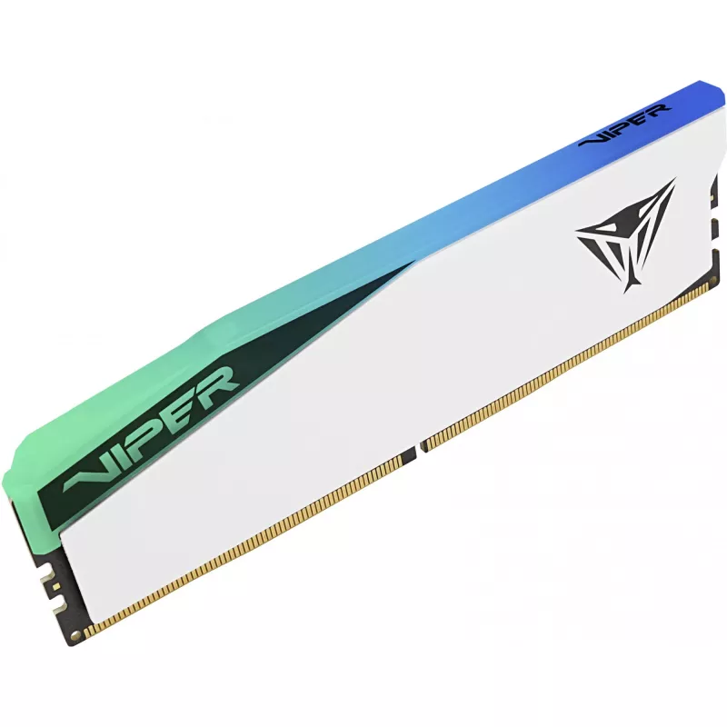 Patriot Viper Elite 5 RGB 48 GB (2x 24 GB) DDR5-6000 MHz atminties rinkinys, baltas, PVER548G60C42KW