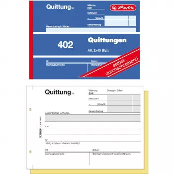Verslo forma Herlitz 886622 – 80 baltų A6 lapų