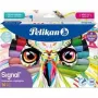 Markeris Pelikan 825078 16 vnt. Smailusis antgalis Įvairiaspalvis