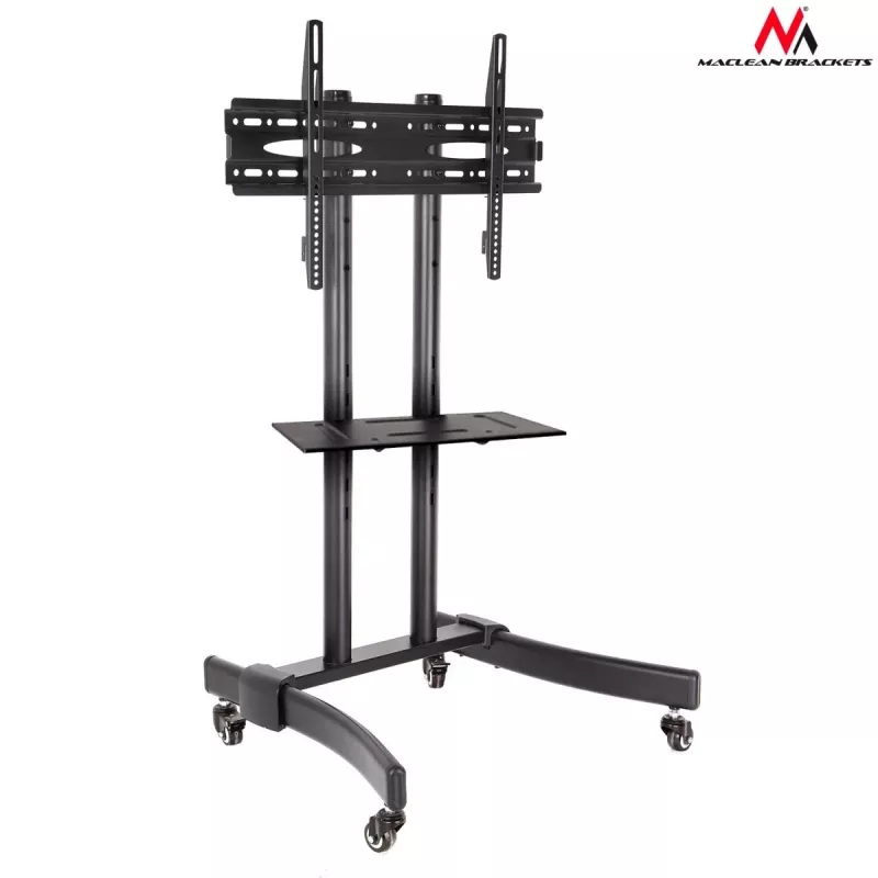 Maclean MC-739 profesionalus TV stovas su ratukais, 32-65 col. (165,1 cm), maks. 40 kg, VESA iki 400x600, juodos spalvos