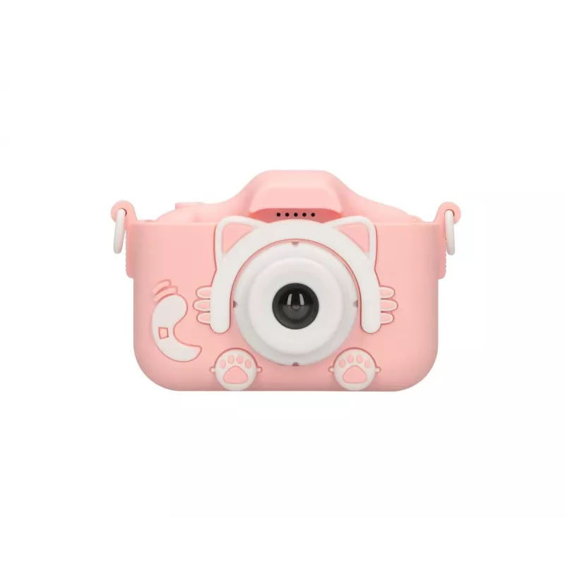 Vaikiška skaitmeninė fotokamera Extralink H27 SINGLE PINK Rožinė Balta 3 metai