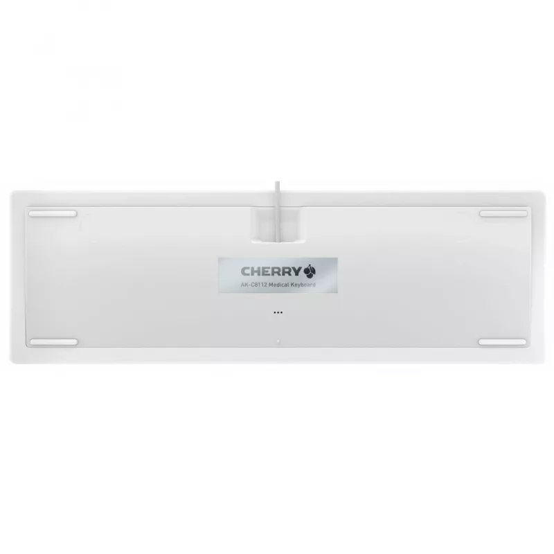 Contour Design Active Key Contour QuickClean medicininė klaviatūra su nuimamu dangteliu, pilno dydžio, laidinė, balta, DE C8112
