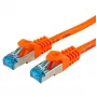 Wentronic Goobay CAT 5e jungiamasis kabelis, SF/UTP, oranžinis, 0,25 m - CCA vario mišinys (95209)