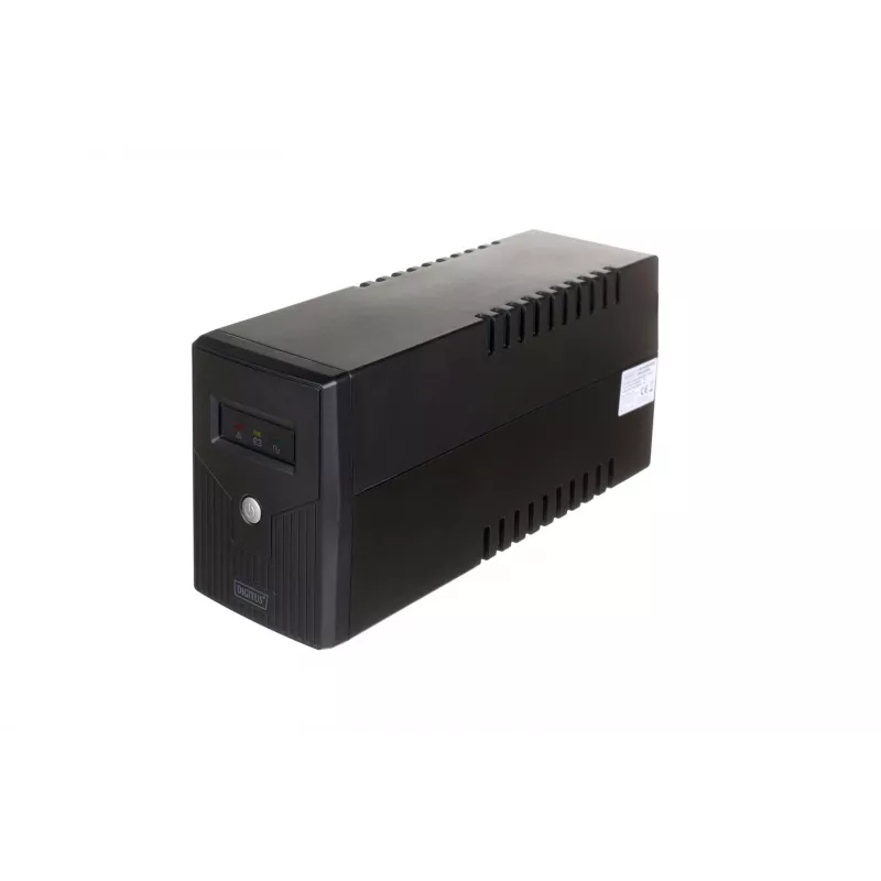 Nepertraukiamo maitinimo šaltinis DIGITUS Line-Interactive DN-170064-B 800 VA (480 W), AVR, LCD, Tower, 2 AC lizdai, F tipas