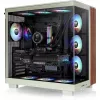 Korpusas Thermaltake View 380 XL WS ARGB, šviesiai žalias/medis, 2x grūdintas stiklas