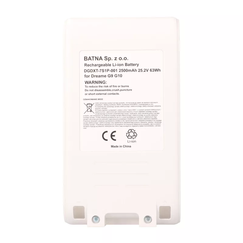 Akumuliatorius dulkių siurbliui Dreame G9 G10 25,2V 2500mAh