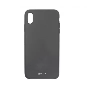 Dėklas iPhone XS Max Tellur Liquid Silicone juodas