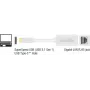 Tinklo adapteris DeLOCK 65906 USB Type-C į Gigabit LAN, baltas